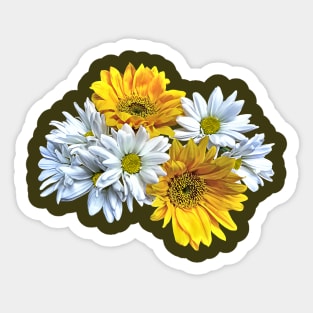 Sunflowers and Daisies Sticker